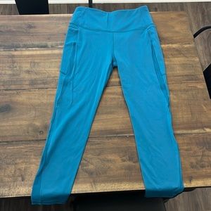 Calia by Carrie Underwood Teal Blue Leggings Size M